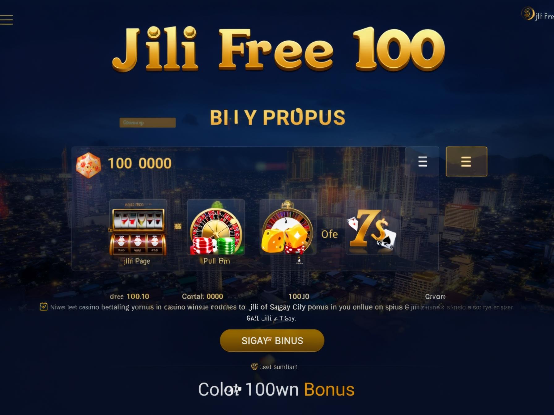 Jili Free 100 in Sagay City: A Hot Online Casino Bonus in the Philippines